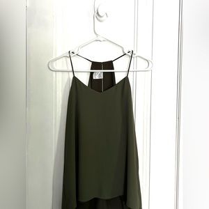 EXPRESS BARCELONA CAMI - REVERSABLE - OLIVE/GREEN - SIZE XS